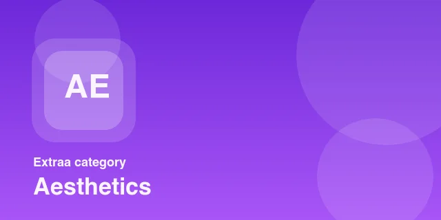 Aesthetics cover